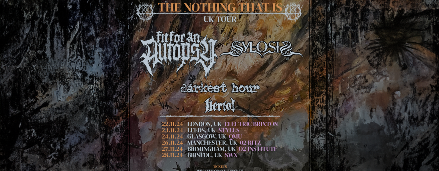 Fit For An Autopsy co headline with Sylosis